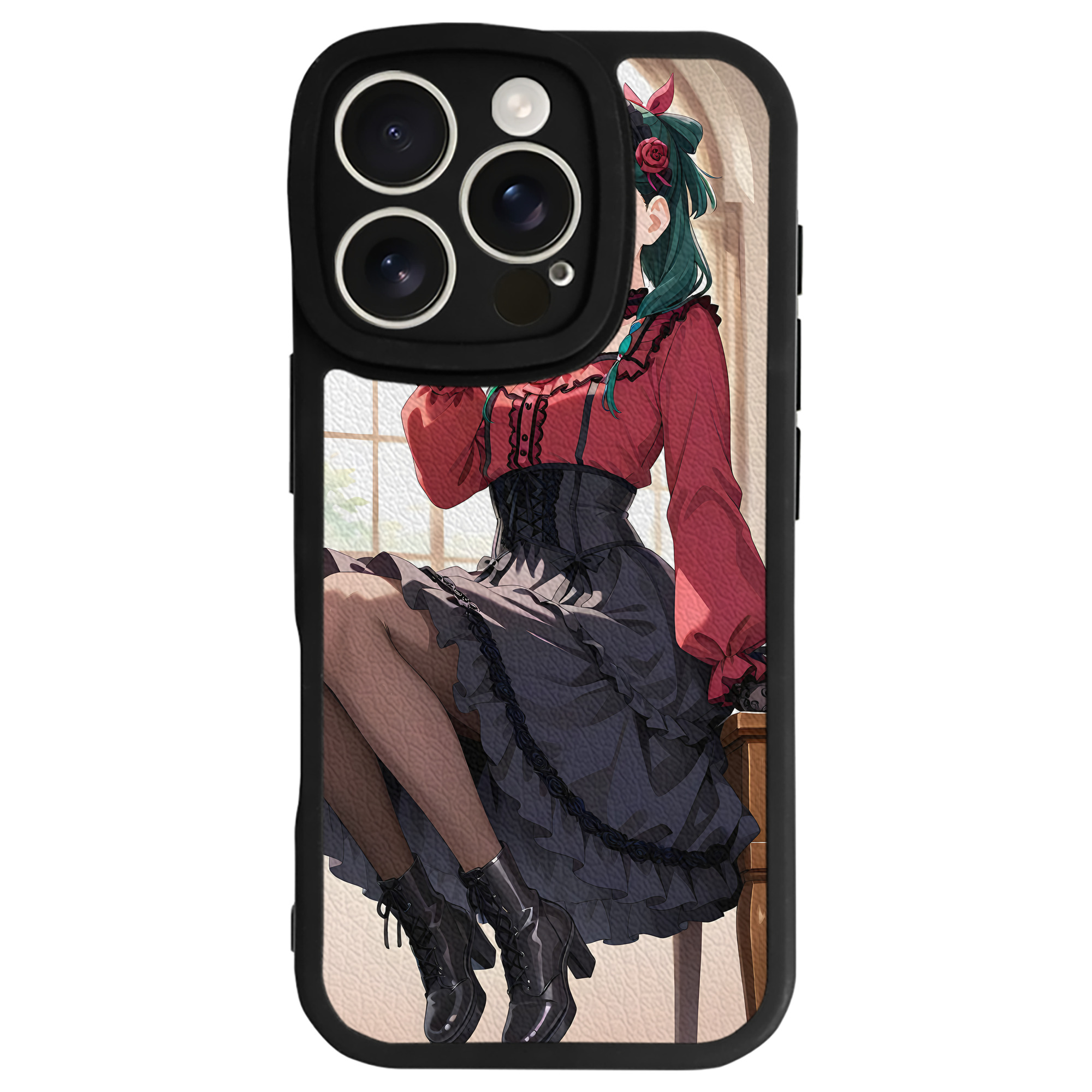 （画像用） 薬屋のひとりごと The Apothecary Diaries 【iPhone 16シリーズ対応】シリコンスマホケース（レザー調） 材質：シリコン